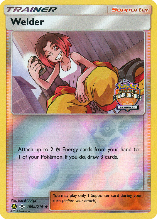Welder 189a  - Reverse Holofoil Unbroken Bonds - Uncommon