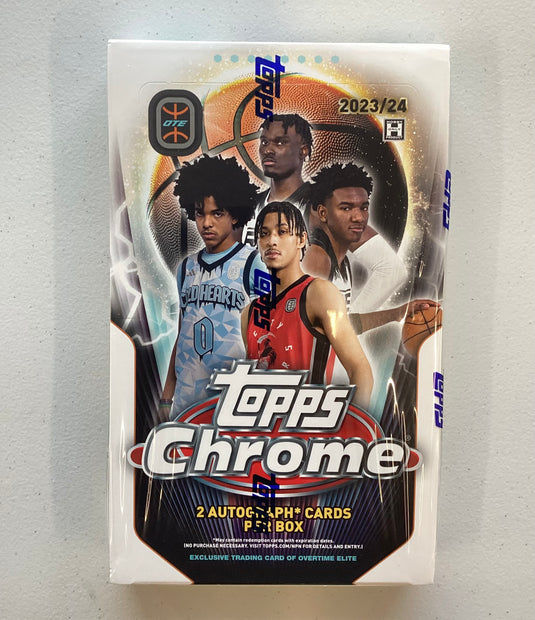 2023-24 Topps Chrome Basketball hobby box Overtime Elite