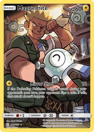 Magnemite (Secret) 242/236  - Holofoil SM  Cosmic Eclipse - Secret Rare