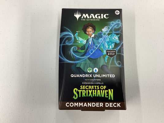 Magic The Gathering Secrets of Strixhaven Commander Deck- quandrix unlimited