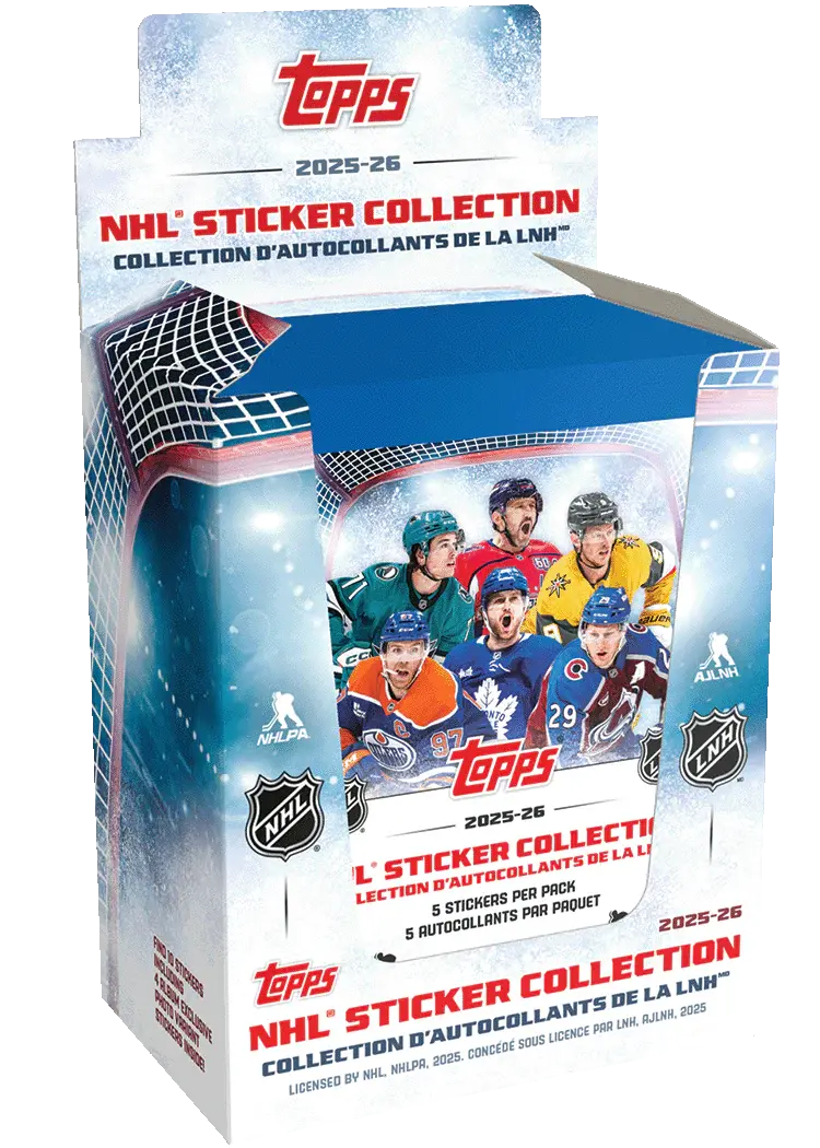 2025-2026 Topps NHL Sticker Collection Box
