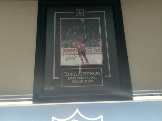 Daniel alfredson 400th carrer NHL goal poster
