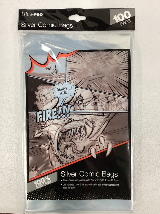Ultra-Pro Silver Comic Bags - 100