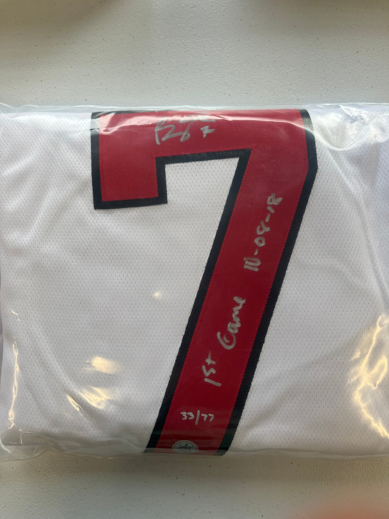 Load image into Gallery viewer, Brady Tkachuk 1st Game /77 Auto Jersey AJ COA
