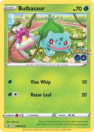 Bulbasaur SWSH231/307  - Holofoil SWSH Sword & Shield Promo Cards - Promo