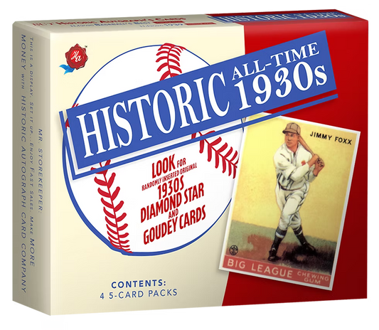 2026 Best of Baseball Historic All-Time 1930's Hobby Box