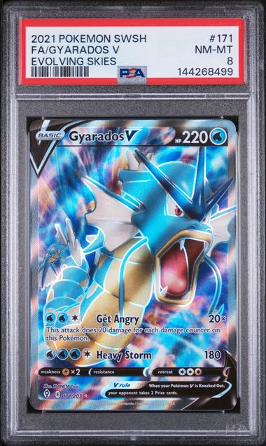 2021 Pokemon SWSH FA/ Gyarados V | PSA 8