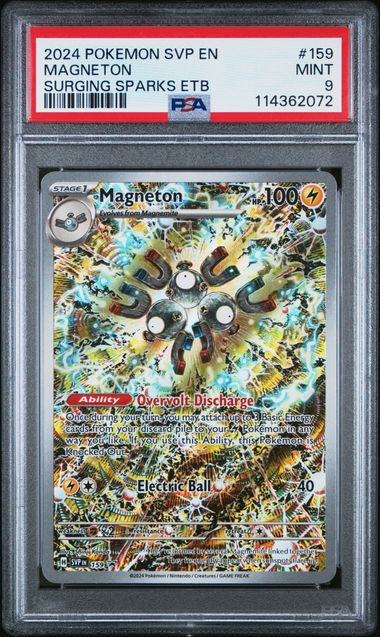 2024 Pokemon SVP EN Magneton | PSA 9