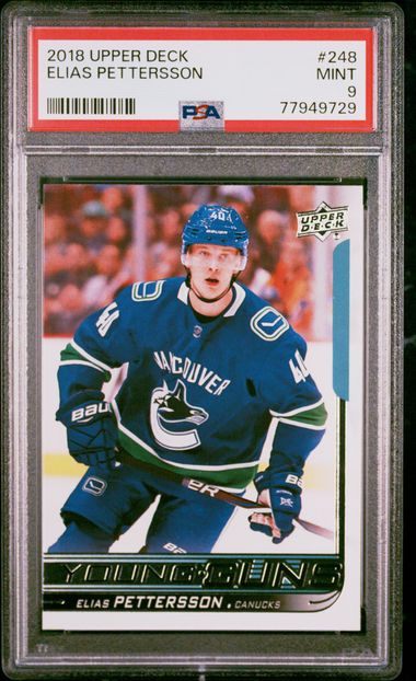 2018 Upper Deck Elias Pettersson | PSA 9