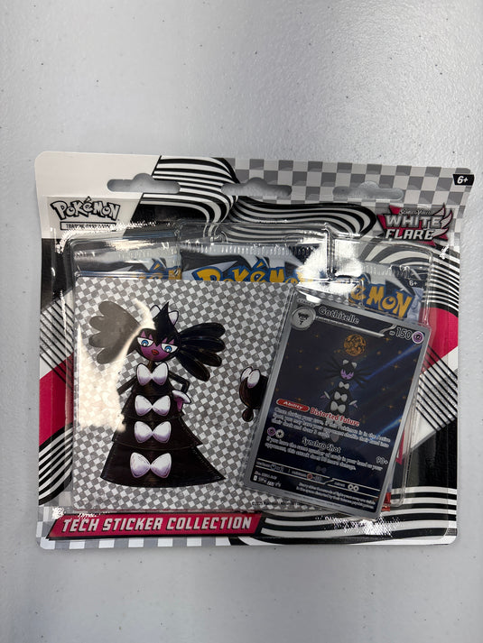 Pokemon White Flare Tech Sticker 3 pack