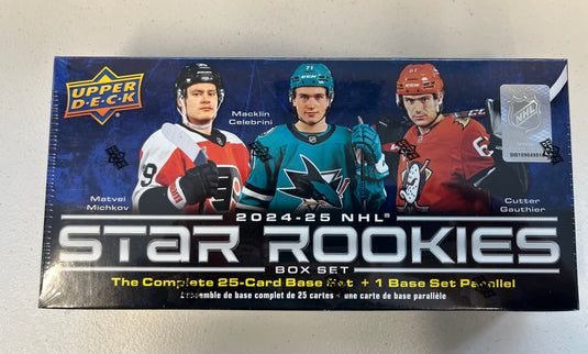 24-25 Upper Deck NHL Star Rookies Box Set