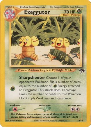 Exeggutor 013  Southern Islands - Promo