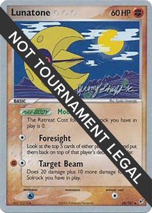 Lunatone - 2007 (Jeremy Scharff-Kim) 036  World Championship Decks - Uncommon