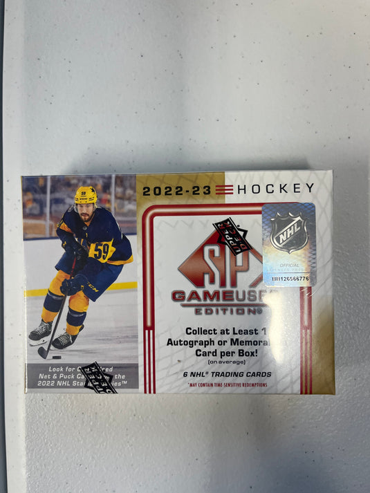 22-23 SP Game Used Hockey Hobby Box