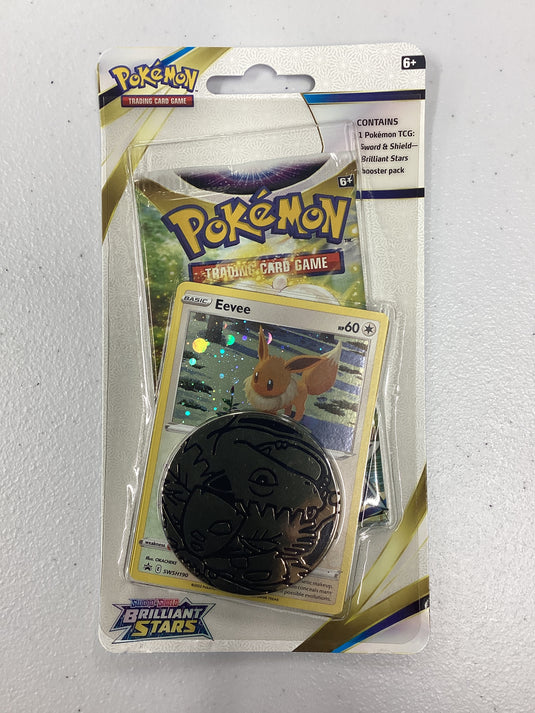 Pokémon - Scarlet & Violet - brilliant stars checklane booster pack eevee