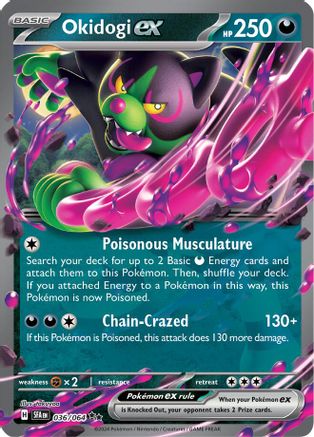 Okidogi ex 036/064  - Holofoil SV Shrouded Fable - Double Rare