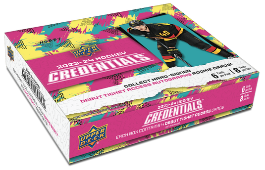 2023-2024 Hockey Credentials Hobby Box