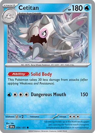 Cetitan 054/191  SV08 Surging Sparks - Common