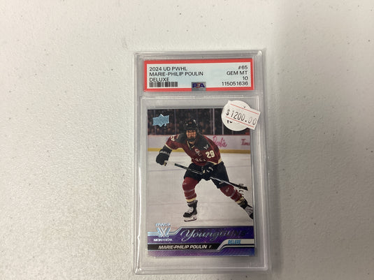 2024 upper deck PWHL Marie Philip Poulin psa 10