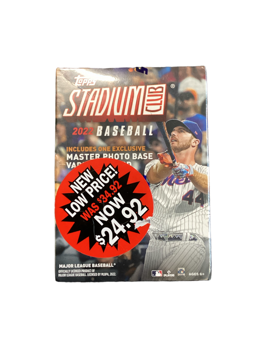 2022 Topps Stadium Club Baseball blaster