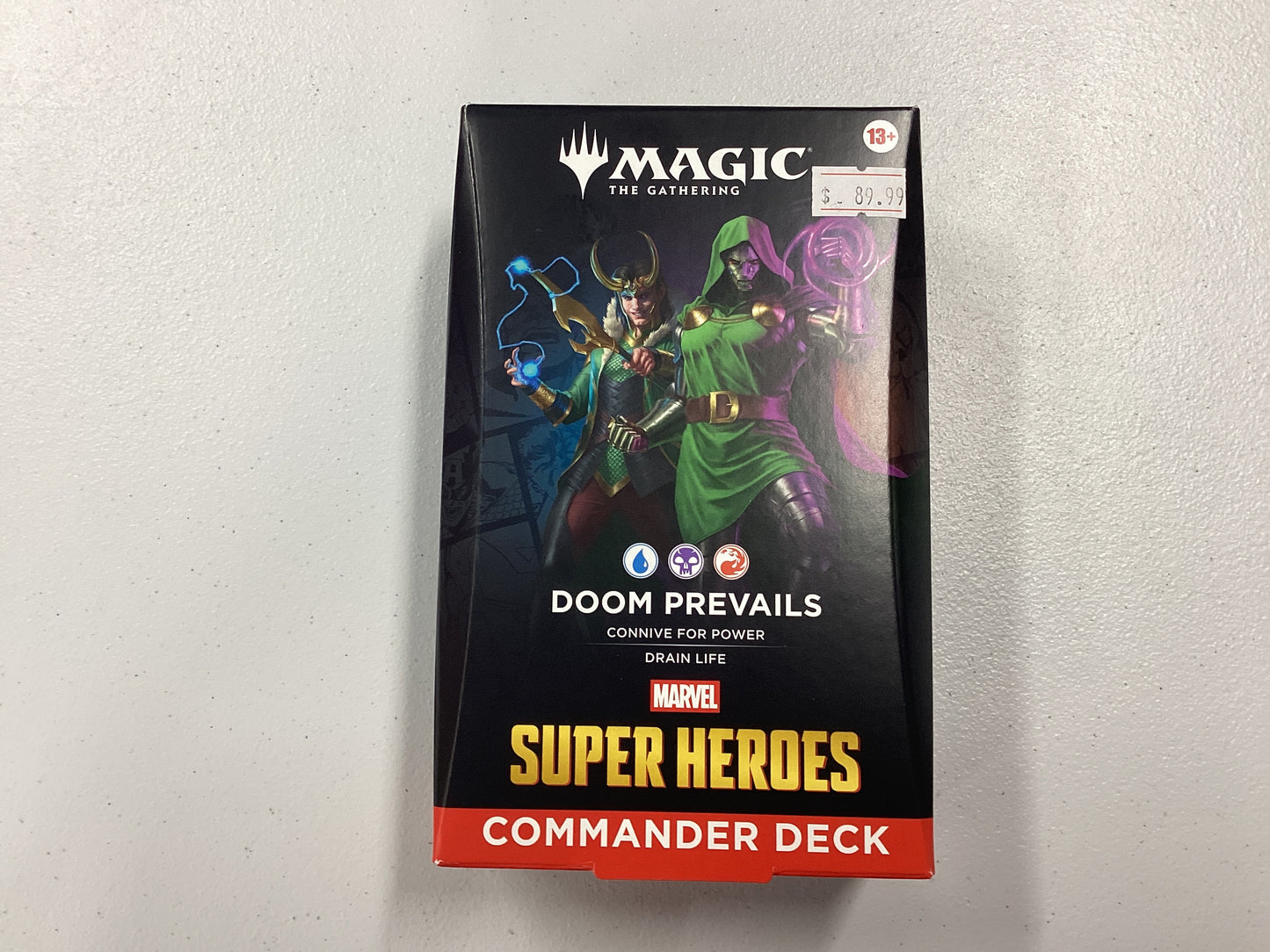 Magic The Gathering super heroes commander deck doom prevails