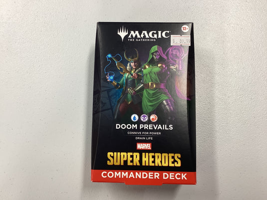 Magic The Gathering super heroes commander deck doom prevails