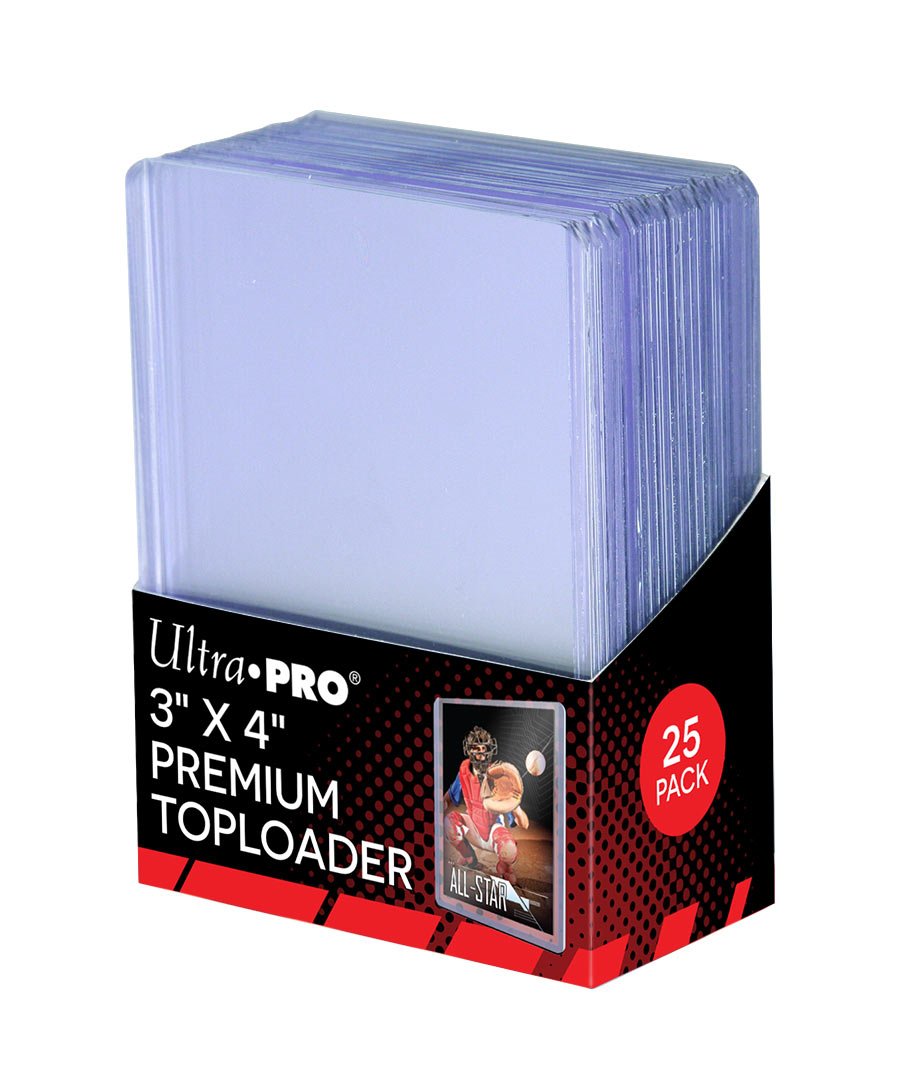 Ultra Pro 3” x 4” Premium Top Loader - 25 Pack