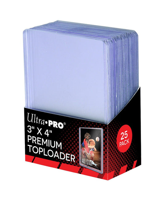 Ultra Pro 3” x 4” Premium Top Loader - 25 Pack