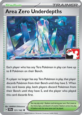 Area Zero Underdepths 131/142  Prize Pack Series Cards - Uncommon