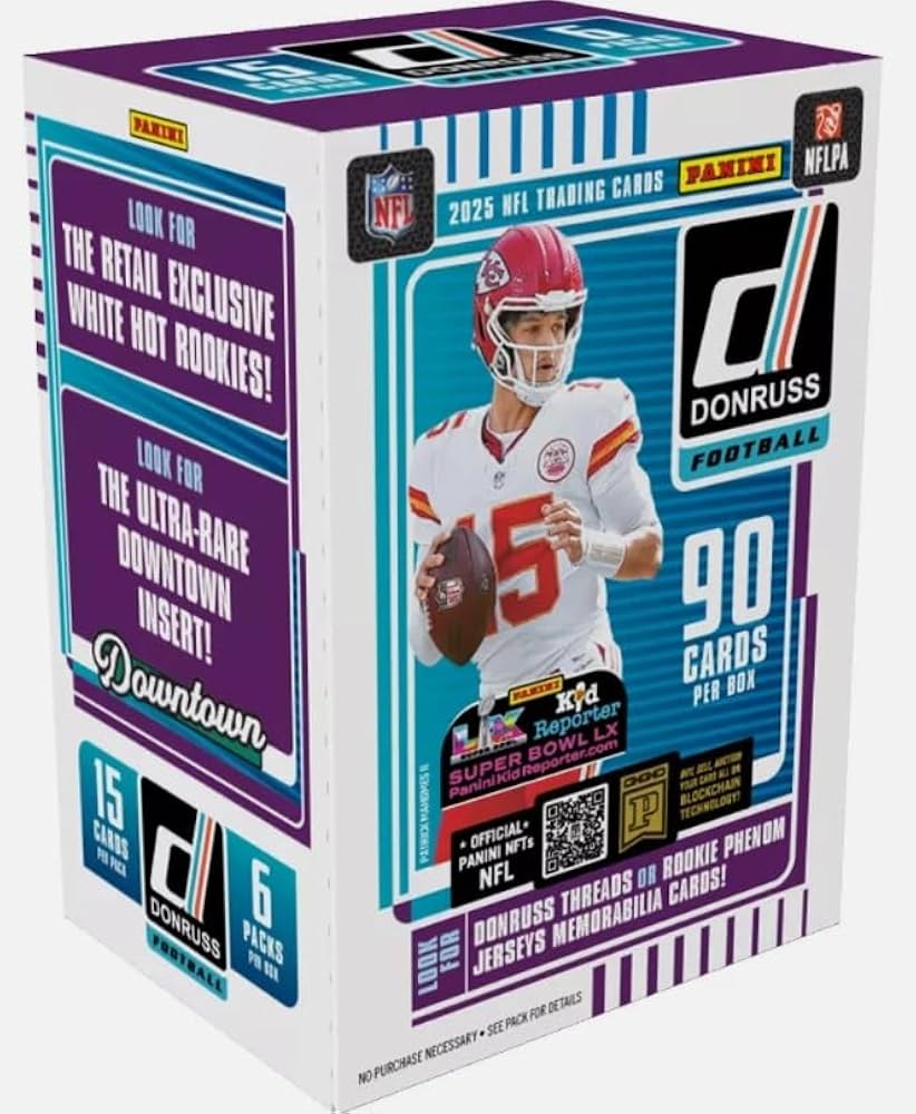 2025 Panini Donruss Football Blaster Box
