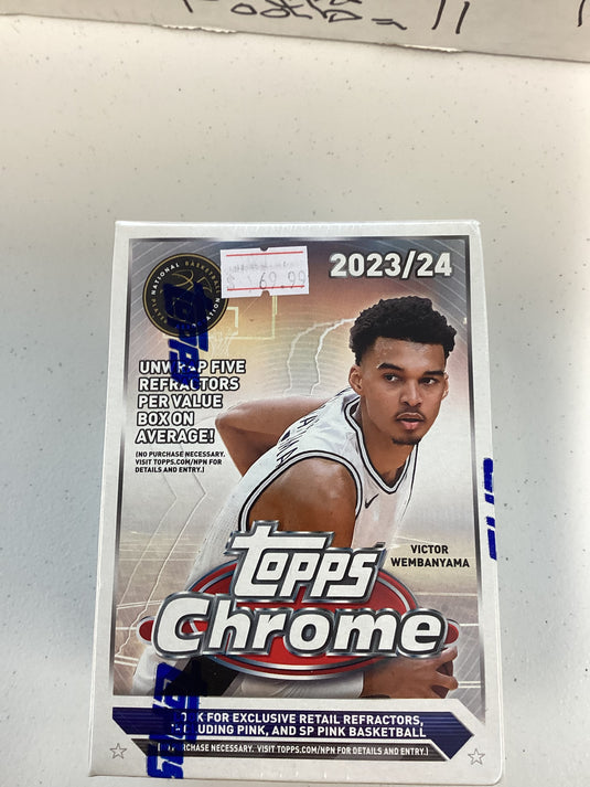2023-24 Topps Chrome Basketball blaster box