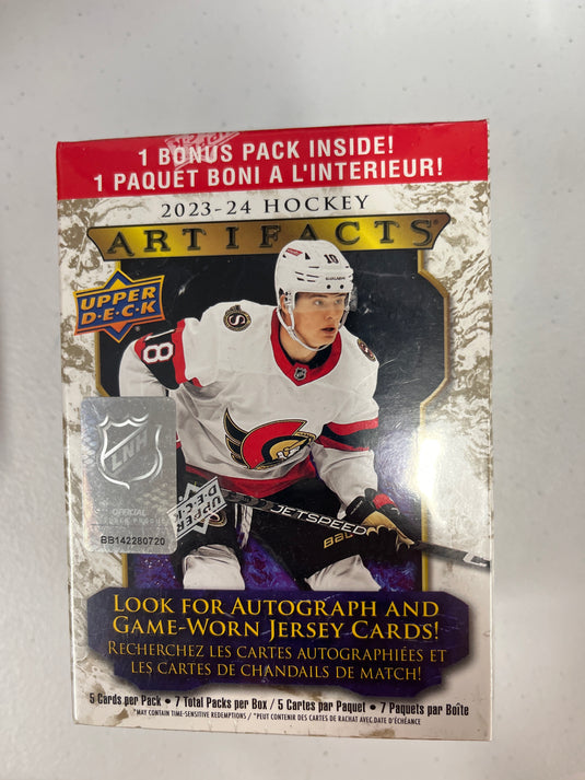 23-24 UD Artifacts Blaster Box