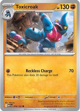 Toxicroak 079  ME01 Mega Evolution - Common