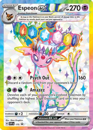 Espeon ex 175  - Holofoil SV Scarlet & Violet Promo Cards - Promo