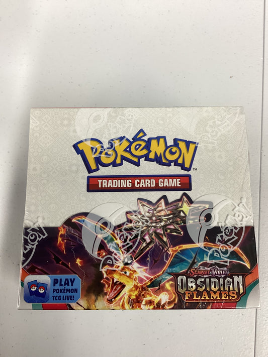 Pokémon Obsidian Flames Booster Pack Box