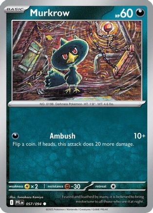 Murkrow 057  ME02 Phantasmal Flames - Common