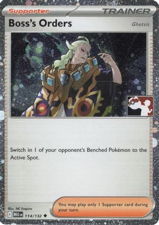 Boss's Orders [Ghetsis] (Cosmos Holo) 114/132  - Holofoil Prize Pack Series Cards - Uncommon