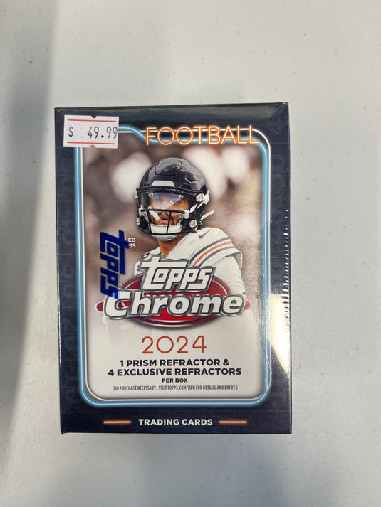 2024 Topps Chrome Football blaster Box
