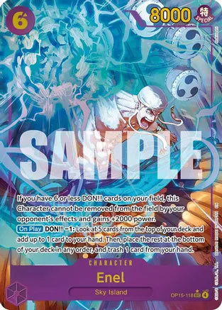 Enel (OP15-118) (Alternate Art) (OP15-118) - Adventure on Kami's Island Foil