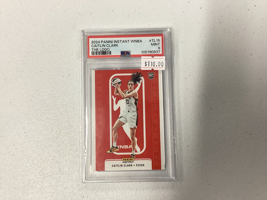 2024 panini instant wnba Caitlin Clark the logo psa 9