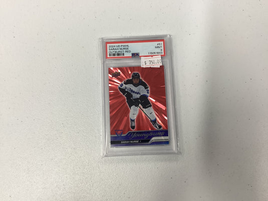 2024 upper deck PWHL sarah nurse psa 9