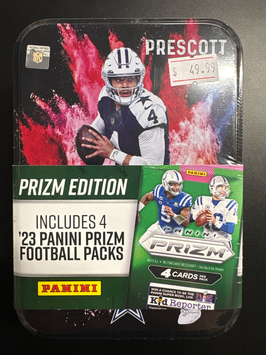 2023 Panini Prizm Football Tin - 4 packs