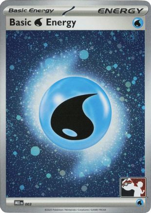 Basic Water Energy (Cosmos Holo) 003  - Holofoil Prize Pack Series Cards - Common