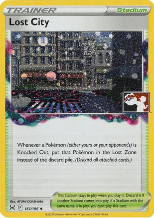 Lost City (Cosmos Holo) 161/196  - Holofoil Prize Pack Series Cards - Uncommon
