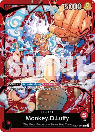 Monkey.D.Luffy (ST21-001) (ST21-001) - Starter Deck 31: RED Monkey.D.Luffy Foil
