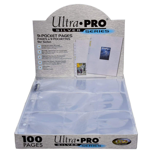 Ultra Pro 9 | Pocket Pages Silver Series (100ct)