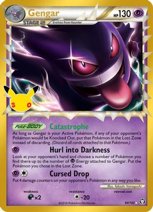 Gengar (Prime) 094/102  - Holofoil ME 30th Celebration Classic Collection - Classic Collection