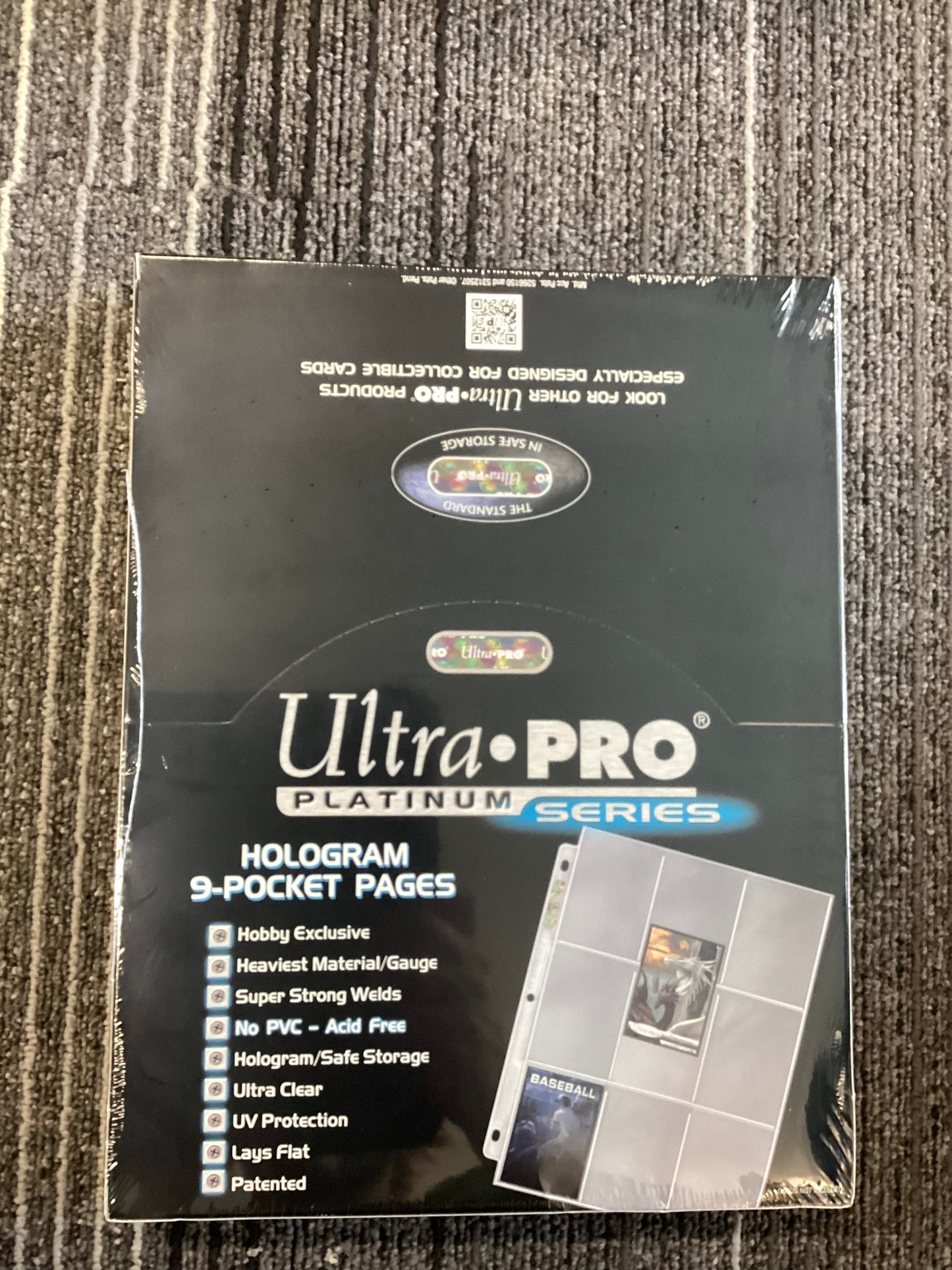 Ultra Pro Platinum Series 9 pocket pages - 100 pk