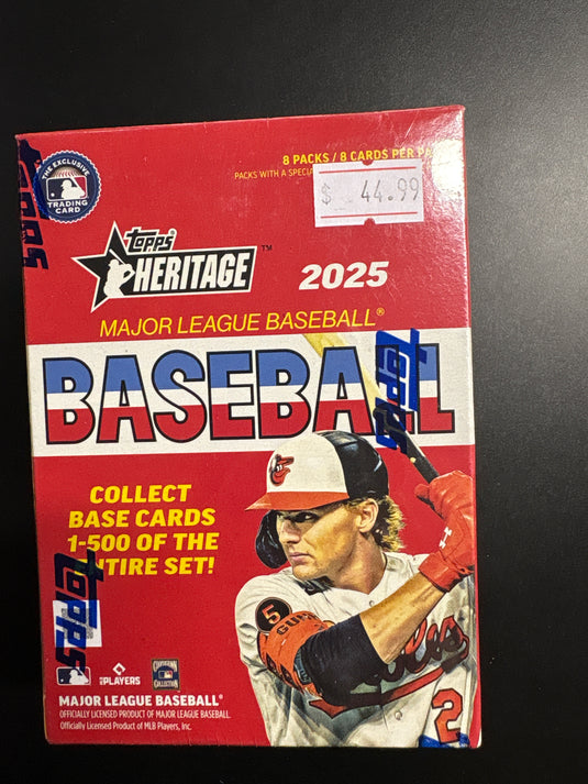 2025 Topps Heritage Baseball blaster box