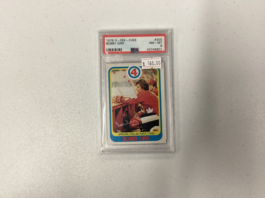 1978 o-pee-chee bobby orr psa 8